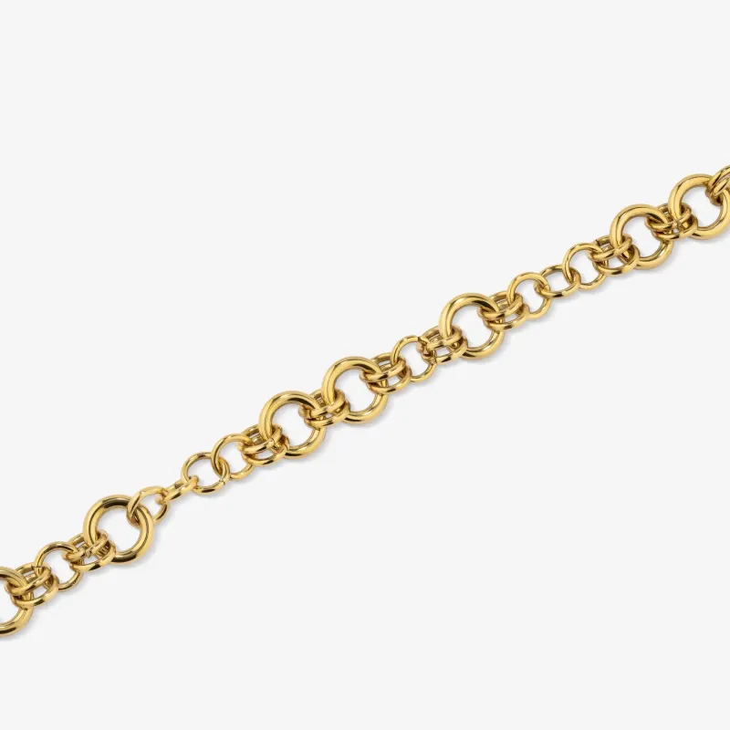 Pulsera dorada mujer de acero inoxidable | Radiant