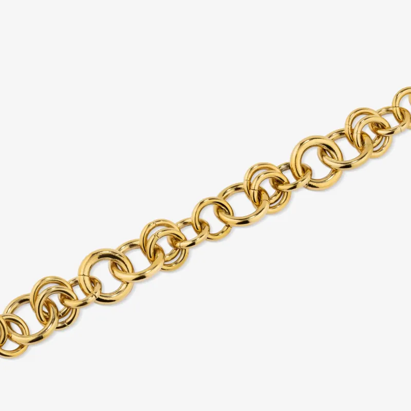 Pulsera dorada bold mujer de acero inoxidable | Radiant