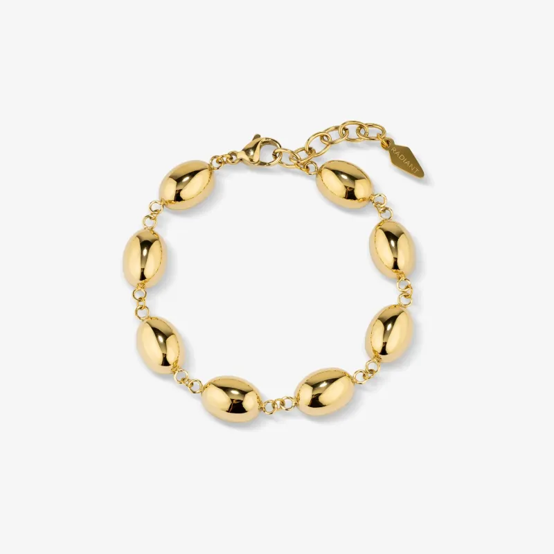 Pulsera dorada mujer drops Soulmate | Radiant