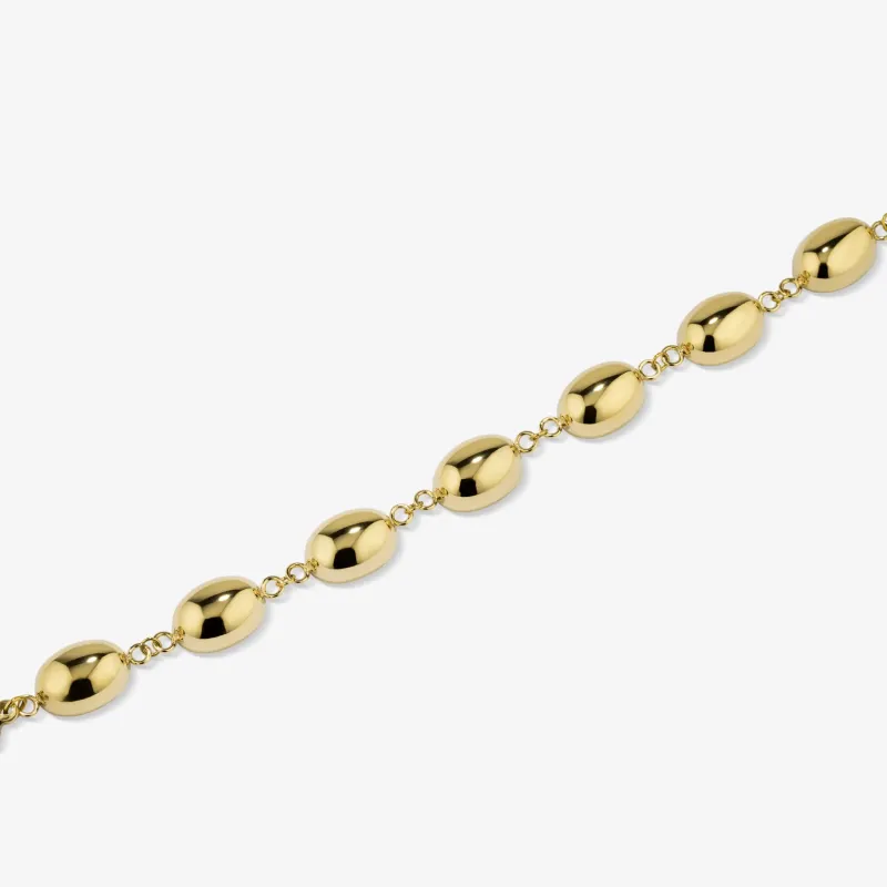Pulsera dorada mujer drops Soulmate | Radiant