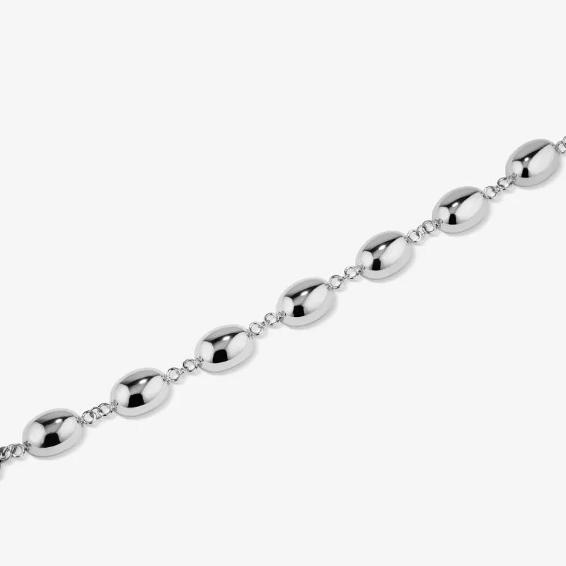 Pulsera plateada mujer drops Soulmate | Radiant