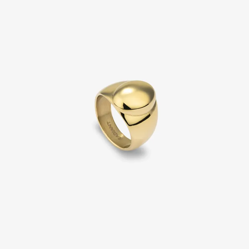 Anillo dorado mujer oval Soulmate | Radiant