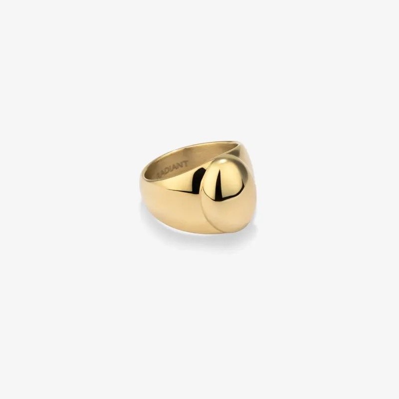 Anillo dorado mujer oval Soulmate | Radiant