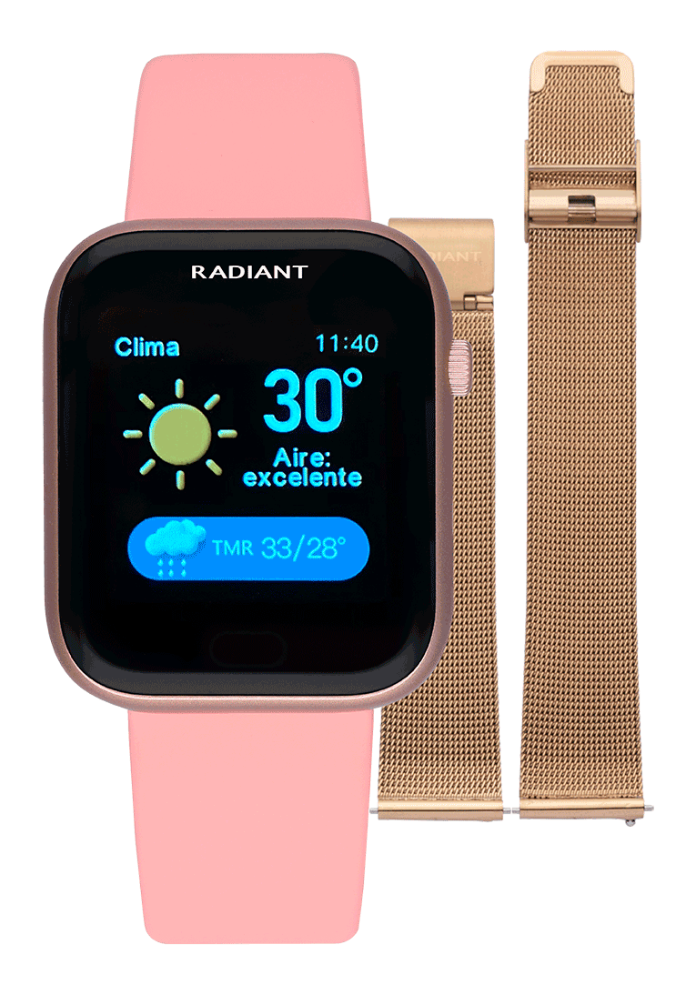MANHATTAN 35MM IP ROSE GOLD SILI PINK