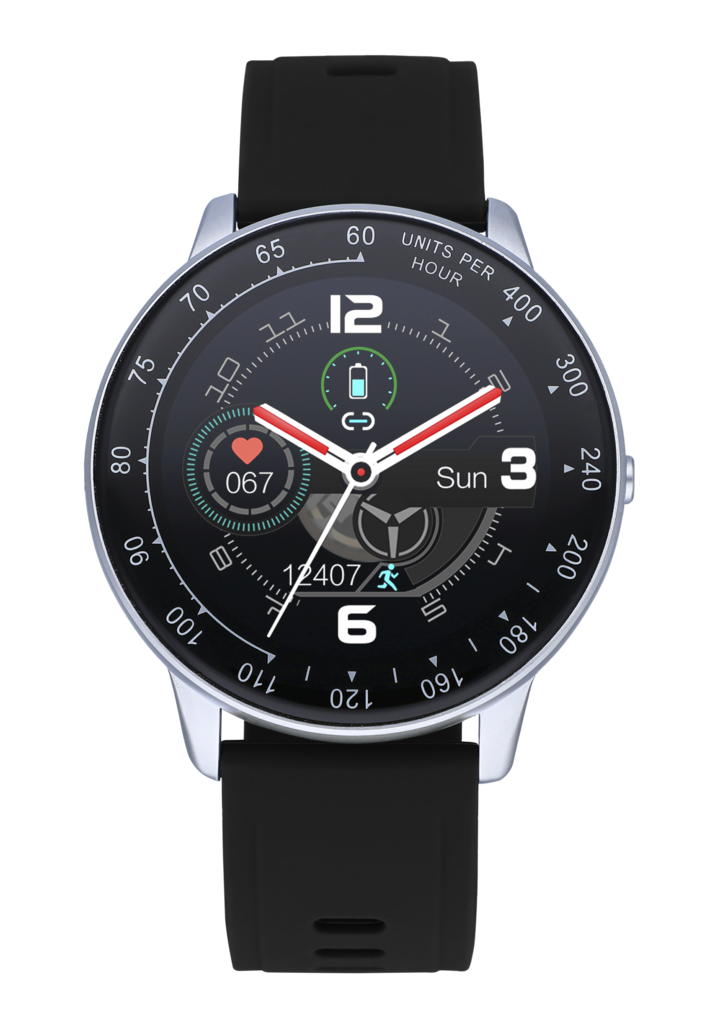TIMES SQUARE 44MM IPSILVER SILI BLACK